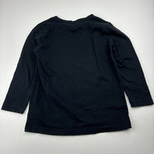 Load image into Gallery viewer, Unisex Target, black cotton long sleeve tee / top, GUC, size 4,  