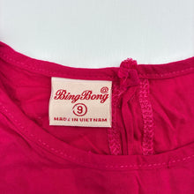 Load image into Gallery viewer, Girls Bing Bong, embroidered lightweight top, GUC, size 9,  