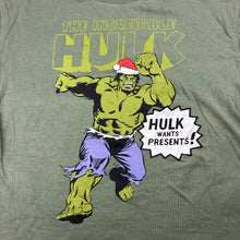 Load image into Gallery viewer, Boys Marvel, Incredible Hulk cotton Christmas tee / top, GUC, size 5,  