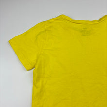 Load image into Gallery viewer, Unisex H&amp;M, bright yellow cotton tee / top, EUC, size 7-8,  