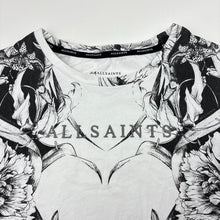 Load image into Gallery viewer, Girls SMALLSAINTS, floral cotton tee / top, wash fade, FUC, size 9-10,  