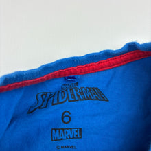 Load image into Gallery viewer, Boys Marvel, Spiderman cotton tee / top, FUC, size 6,  