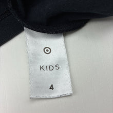 Load image into Gallery viewer, Boys Target, black cotton long sleeve tee / top, GUC, size 4,  