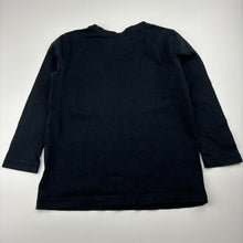 Load image into Gallery viewer, Boys Target, black cotton long sleeve tee / top, GUC, size 4,  
