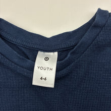 Load image into Gallery viewer, Boys Target, navy waffle cotton pyjama top, GUC, size 4-6,  