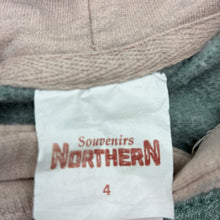 Load image into Gallery viewer, Boys Souvenirs NORTHERN, fleece lined hoodie sweater, GUC, size 4,  