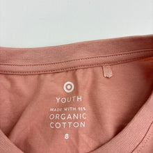 Load image into Gallery viewer, Girls Target, organic cotton long sleeve tee / top, GUC, size 8,  
