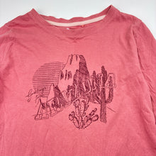 Load image into Gallery viewer, Girls Target, pink organic cotton long sleeve tee / top, GUC, size 8,  