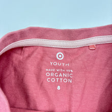 Load image into Gallery viewer, Girls Target, pink organic cotton long sleeve tee / top, GUC, size 8,  