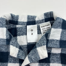 Load image into Gallery viewer, Boys Target, checked flannel cotton pyjama top, GUC, size 3,  