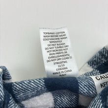 Load image into Gallery viewer, Boys Target, checked flannel cotton pyjama top, GUC, size 3,  