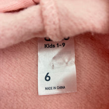 Load image into Gallery viewer, Girls Anko, pink fleece lined hoodie sweater, EUC, size 6,  