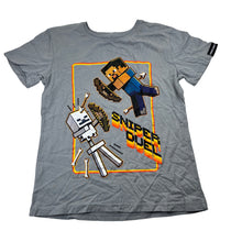 Load image into Gallery viewer, Boys Mojang, Minecraft grey cotton tee / top, GUC, size 8,  