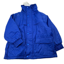 Load image into Gallery viewer, Unisex GOLDEN LEAF, fleece lined jacket / coat, foldaway hood, NEW, size 5,  
