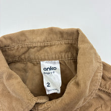 Load image into Gallery viewer, Boys Anko, corduroy cotton long sleeve shirt, FUC, size 2,  