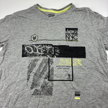 Load image into Gallery viewer, Boys Bauhaus, grey marle tee / top, FUC, size 10,  