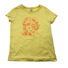 Load image into Gallery viewer, Girls Brilliant Basics, yellow cotton tee / top, GUC, size 8,  