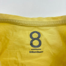 Load image into Gallery viewer, Girls Brilliant Basics, yellow cotton tee / top, GUC, size 8,  