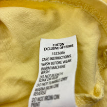 Load image into Gallery viewer, Girls Brilliant Basics, yellow cotton tee / top, GUC, size 8,  
