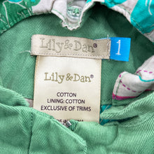 Load image into Gallery viewer, Girls Lily &amp; Dan, green jacket / coat, detachable hood, EUC, size 1,  