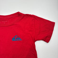 Load image into Gallery viewer, Boys Quiksilver, red cotton tee / top, FUC, size 5-6,  