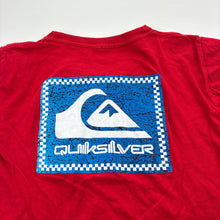 Load image into Gallery viewer, Boys Quiksilver, red cotton tee / top, FUC, size 5-6,  