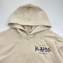 Load image into Gallery viewer, Boys Target, cream fleece lined hoodie sweater, skateboard, NEW, size 8,  