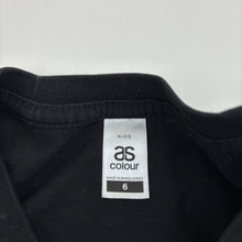Load image into Gallery viewer, Boys AS Colour, black cotton tee / top, EUC, size 6,  
