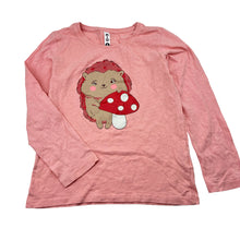Load image into Gallery viewer, Girls KID, cotton long sleeve tee / top, hedgehog, GUC, size 6,  