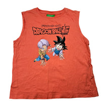 Load image into Gallery viewer, Boys United Colors of Benetton, DRAGONBALL SUPER cotton singlet / tank top, EUC, size 4-5,  