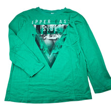 Load image into Gallery viewer, Boys Target, green cotton long sleeve tee / top, FUC, size 9,  