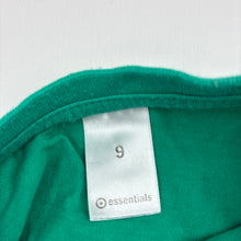 Load image into Gallery viewer, Boys Target, green cotton long sleeve tee / top, FUC, size 9,  