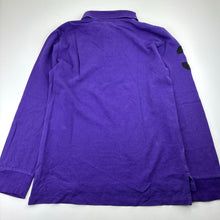 Load image into Gallery viewer, Boys Polo Ralph Lauren, purple cotton long sleeve polo top, large pony, EUC, size 14-16,  