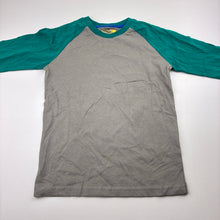 Load image into Gallery viewer, Boys Lily &amp; Dan, grey &amp; green soft feel cotton long sleeve top, EUC, size 4,  