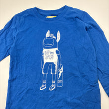 Load image into Gallery viewer, Boys Lily &amp; Dan, blue soft feel cotton long sleeve top, EUC, size 4,  