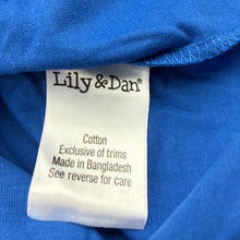 Load image into Gallery viewer, Boys Lily &amp; Dan, blue soft feel cotton long sleeve top, EUC, size 4,  