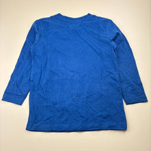 Load image into Gallery viewer, Boys Lily &amp; Dan, blue soft feel cotton long sleeve top, EUC, size 4,  
