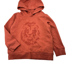 Load image into Gallery viewer, Boys Target, fleece lined hoodie sweater, lion, small mark back left sleeve, FUC, size 4,  