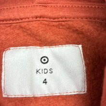 Load image into Gallery viewer, Boys Target, fleece lined hoodie sweater, lion, small mark back left sleeve, FUC, size 4,  