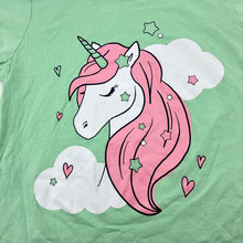 Load image into Gallery viewer, Girls KID, cotton pyjama tee / top, unicorn, FUC, size 6,  