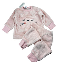 Load image into Gallery viewer, Girls Baby Berry, pink fleece winter pyjamas, NEW, size 1,  