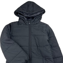 Load image into Gallery viewer, Unisex Anko, black hooded puffer jacket / coat, EUC, size 9,  