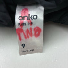 Load image into Gallery viewer, Unisex Anko, black hooded puffer jacket / coat, EUC, size 9,  