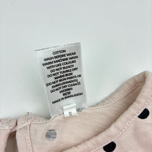 Load image into Gallery viewer, Girls Target, spotted cotton summer playsuit, pink marks, FUC, size 3,  