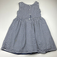Load image into Gallery viewer, Girls H&amp;T, lined lightweight cotton dress, GUC, size 7, L: 62cm
