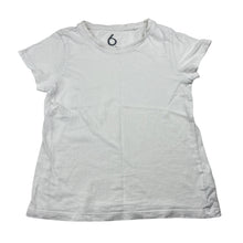 Load image into Gallery viewer, Girls Brilliant Basics, white cotton tee / top, GUC, size 6,  