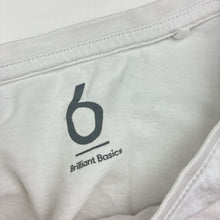 Load image into Gallery viewer, Girls Brilliant Basics, white cotton tee / top, GUC, size 6,  