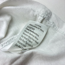 Load image into Gallery viewer, Girls Brilliant Basics, white cotton tee / top, GUC, size 6,  