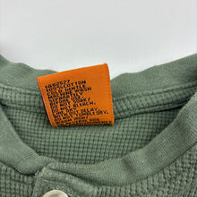 Load image into Gallery viewer, Boys Tilt, khaki waffle cotton henley top, FUC, size 5,  