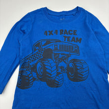 Load image into Gallery viewer, Boys Favourites, cotton long sleeve tee / top, monster truck, FUC, size 3,  